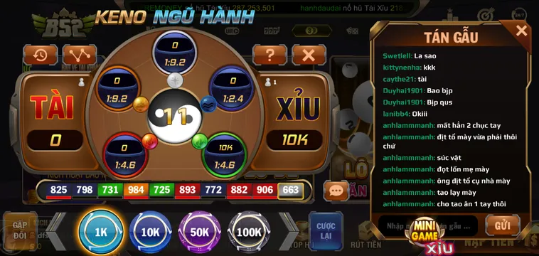 Keno Ngũ Hành Tại B52 Club Đỉnh Cao Cá Cược Theo Quy Luật Phong Thủy