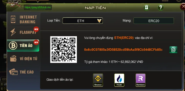 Nạp Tiền B52 Club Nhanh Chóng Tối Ưu Nguồn Vốn Để Chiến Thắng Mọi Ván Bài