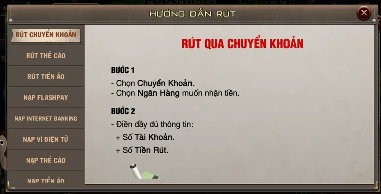 Rút Tiền B52 Club An Toàn Đảm Bảo Tiền Về Tài Khoản Ngân Hàng Tức Thì