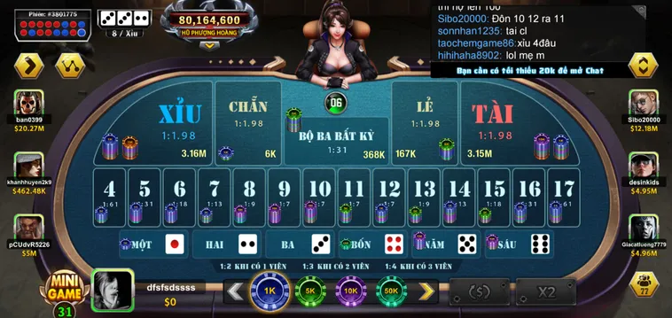 Chinh Phục Casino Sicbo Phượng Hoàng Tại B52 Club Với Phần Thưởng Khổng Lồ