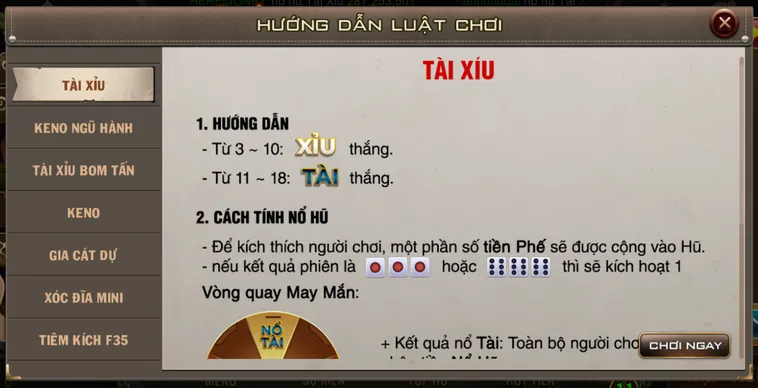 Khám Phá Siêu Phẩm Casino Tài Xỉu Tại B52 Club Với Tỷ Lệ Thắng Lớn